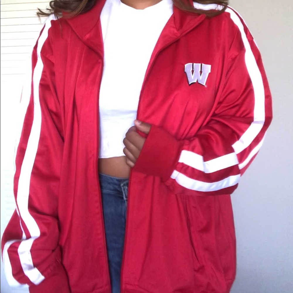 Red Williamsburg Athletic Jacket